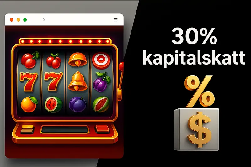 30% kapitalskatt för casino utanför EU/EES