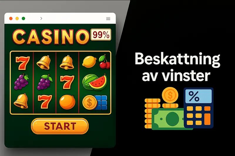 Beskattning av vinster på Online casino utan svensk licens