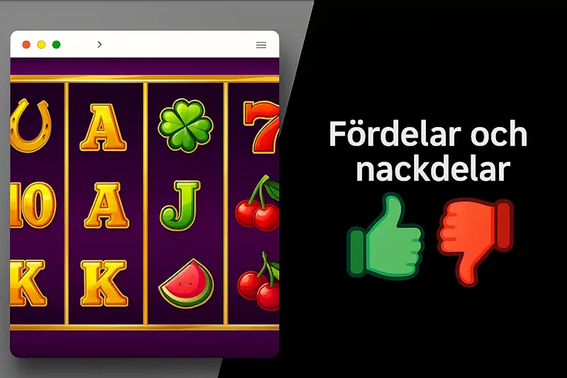 Casino utan svensk licens casino – Fördelar och nackdelar