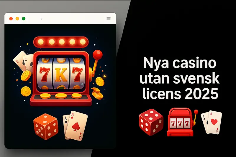 Nya casino utan svensk licens 2026