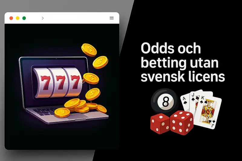 Odds och betting utan svensk licens
